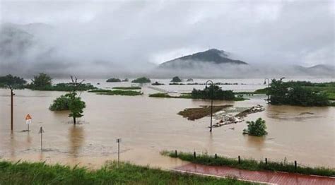 Torrential rains in South Korea kill at least 7 in landslides and floods